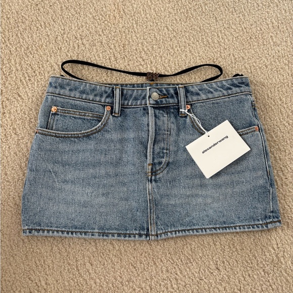 Alexander Wang Dresses & Skirts - Alexander Wang Denim Mini Skirt
